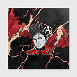 Холст квадратный Сектор газа ретро текстура, цвет: 3D-принт — фото 2