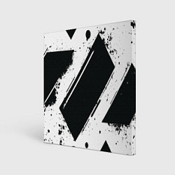 Картина квадратная Color black white