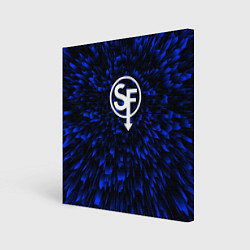 Картина квадратная Sally Face blue energy