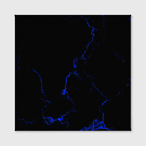 Картина квадратная Color black blue / 3D-принт – фото 2
