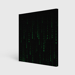 Картина квадратная Color black green