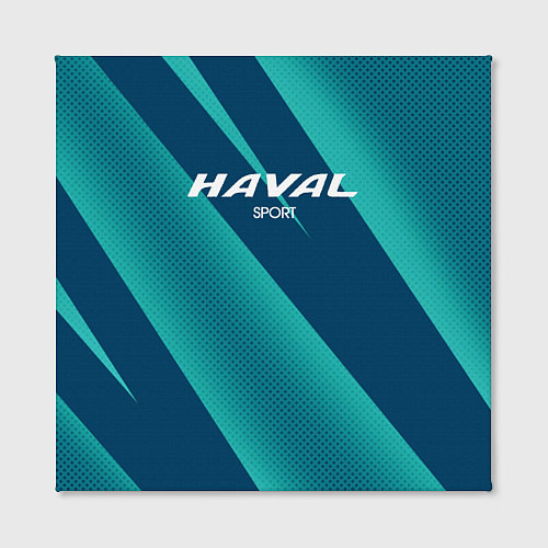 Картина квадратная Haval sport сине-голубой / 3D-принт – фото 2