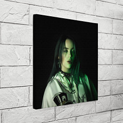 Холст квадратный Billie Eilish with cross, цвет: 3D-принт — фото 2