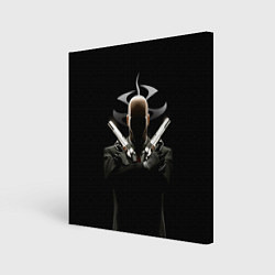 Холст квадратный Хитман - 47, цвет: 3D-принт