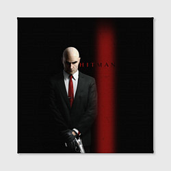 Холст квадратный Агент Hitman, цвет: 3D-принт — фото 2