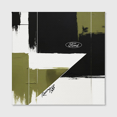 Картина квадратная Ford эмблема / 3D-принт – фото 2