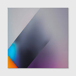 Холст квадратный Color grey with stripes, цвет: 3D-принт — фото 2