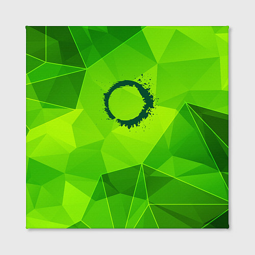 Картина квадратная The Callisto Protocol green poly / 3D-принт – фото 2