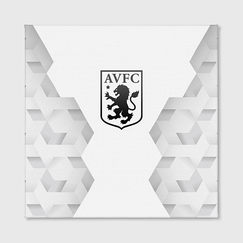Картина квадратная Aston Villa white poly / 3D-принт – фото 2