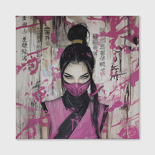 Картина квадратная Милина японский стиль / 3D-принт – фото 2