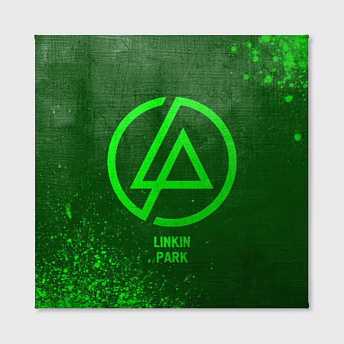 Картина квадратная Linkin Park - green gradient / 3D-принт – фото 2