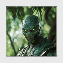 Холст квадратный Рептилия Мортал комбат, цвет: 3D-принт — фото 2