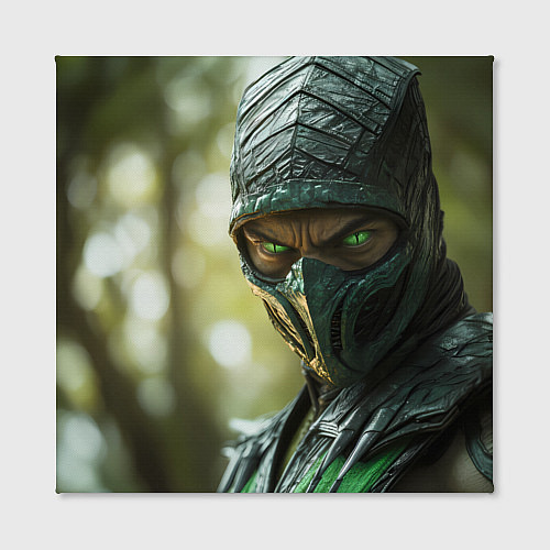 Картина квадратная Мортал комбат Рептилия / 3D-принт – фото 2