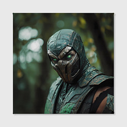 Холст квадратный Ящер Мортал комбат, цвет: 3D-принт — фото 2