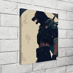 Холст квадратный Человек-волк, цвет: 3D-принт — фото 2