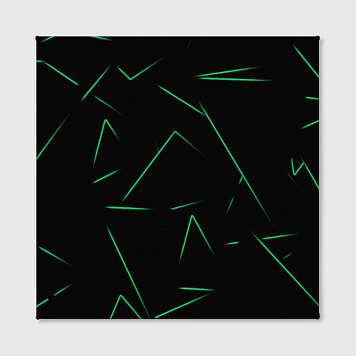Картина квадратная Color light green line / 3D-принт – фото 2