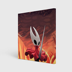 Холст квадратный Полый рыцарь Hollow knight silksong, цвет: 3D-принт