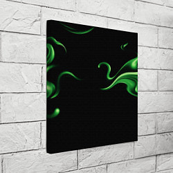 Холст квадратный The color is light green abstraction, цвет: 3D-принт — фото 2