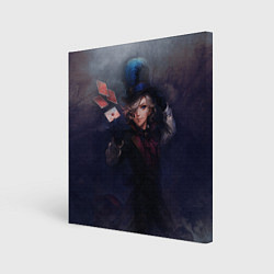 Холст квадратный Фокусник Лини реализм, цвет: 3D-принт