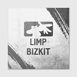 Холст квадратный Limp Bizkit - white gradient, цвет: 3D-принт — фото 2