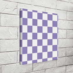 Холст квадратный Квадраты фиолетовые, цвет: 3D-принт — фото 2