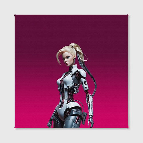 Картина квадратная Beauty cyber Barbie - ai art fantasy / 3D-принт – фото 2