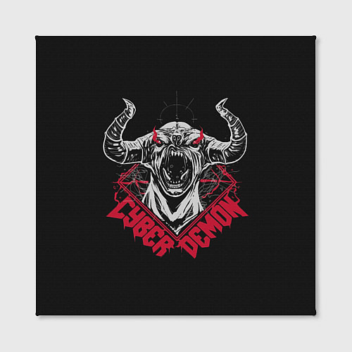 Картина квадратная Cyber demon doom / 3D-принт – фото 2