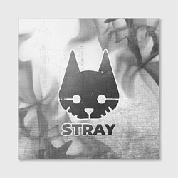 Холст квадратный Stray - white gradient, цвет: 3D-принт — фото 2