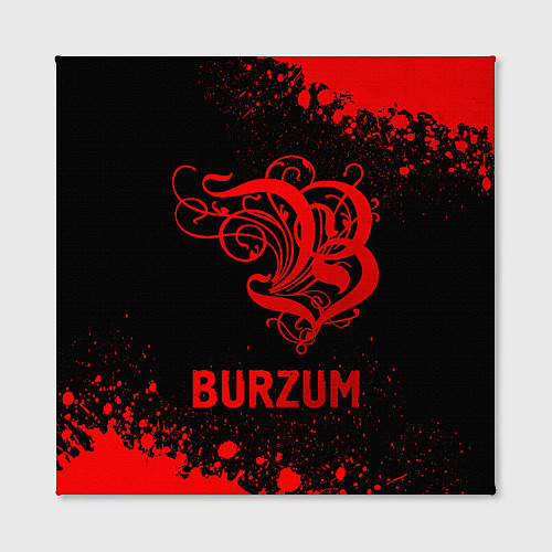 Картина квадратная Burzum - red gradient / 3D-принт – фото 2