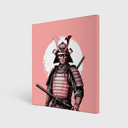 Картина квадратная Древний самурай