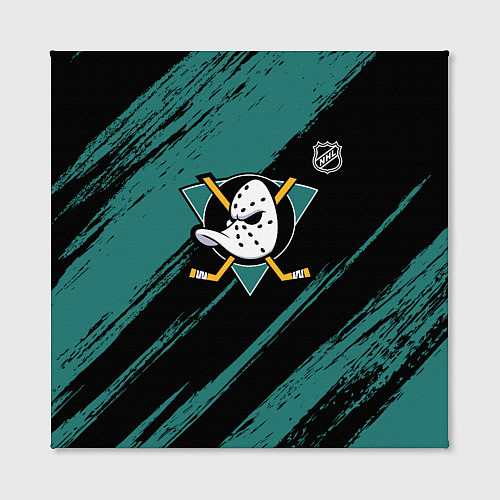 Картина квадратная Анахайм Дакс - зеленая краска / 3D-принт – фото 2