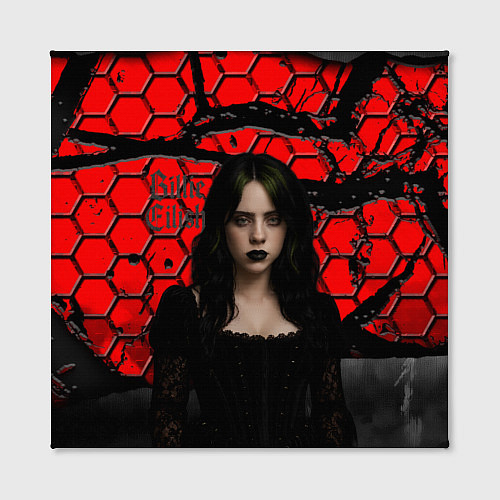 Картина квадратная Билли Айлиш готический образ / 3D-принт – фото 2