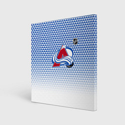 Холст квадратный Колорадо Эвеланш - геометрический градиент, цвет: 3D-принт