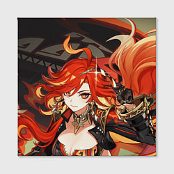 Холст квадратный Mavuika Genshin Impact, цвет: 3D-принт — фото 2