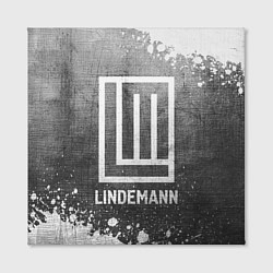 Холст квадратный Lindemann - grey gradient, цвет: 3D-принт — фото 2