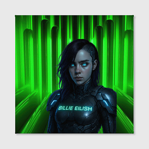 Картина квадратная Билли Айлиш космический костюм / 3D-принт – фото 2
