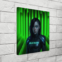 Холст квадратный Билли Айлиш космический костюм, цвет: 3D-принт — фото 2