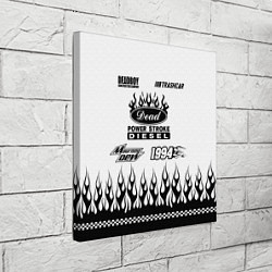 Холст квадратный Dead white - Bones, цвет: 3D-принт — фото 2