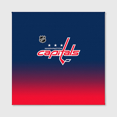 Картина квадратная Вашингтон Кэпиталз - градиент / 3D-принт – фото 2