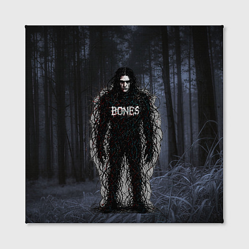 Картина квадратная Bones в стиле ужасов / 3D-принт – фото 2