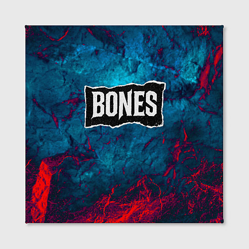 Картина квадратная Логотип Bones / 3D-принт – фото 2