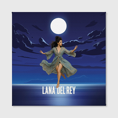 Картина квадратная Lana Del Rey танцует под луной / 3D-принт – фото 2