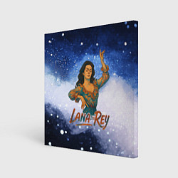 Холст квадратный Lana Del Rey танцует, цвет: 3D-принт