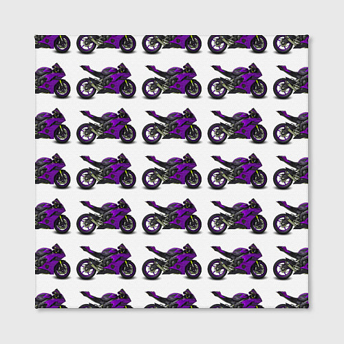 Картина квадратная Motorcycle purple / 3D-принт – фото 2