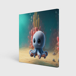 Картина квадратная Блуберрини Октопусини мем