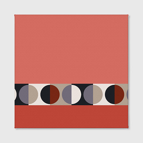 Картина квадратная Луна Малевича розовый томат / 3D-принт – фото 2