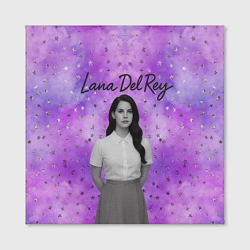 Картина квадратная Lana Del Rey в черно-белом / 3D-принт – фото 2