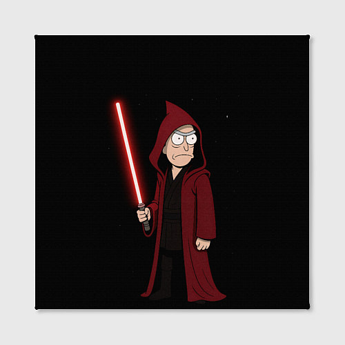 Картина квадратная Рик - тёмная сторона силы / 3D-принт – фото 2