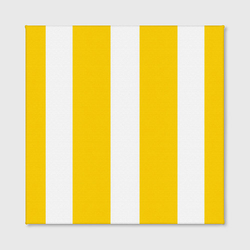 Картина квадратная Color yellow white line / 3D-принт – фото 2