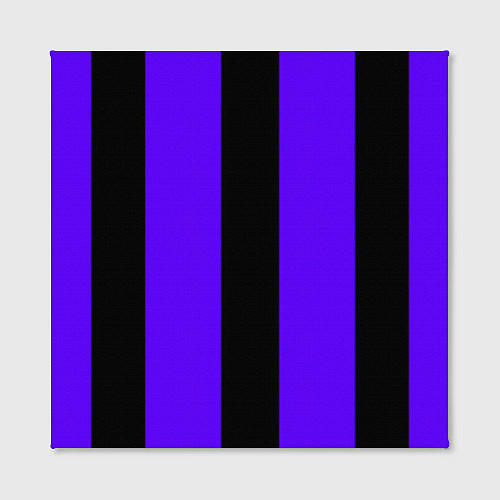 Картина квадратная Color purple black stripes / 3D-принт – фото 2